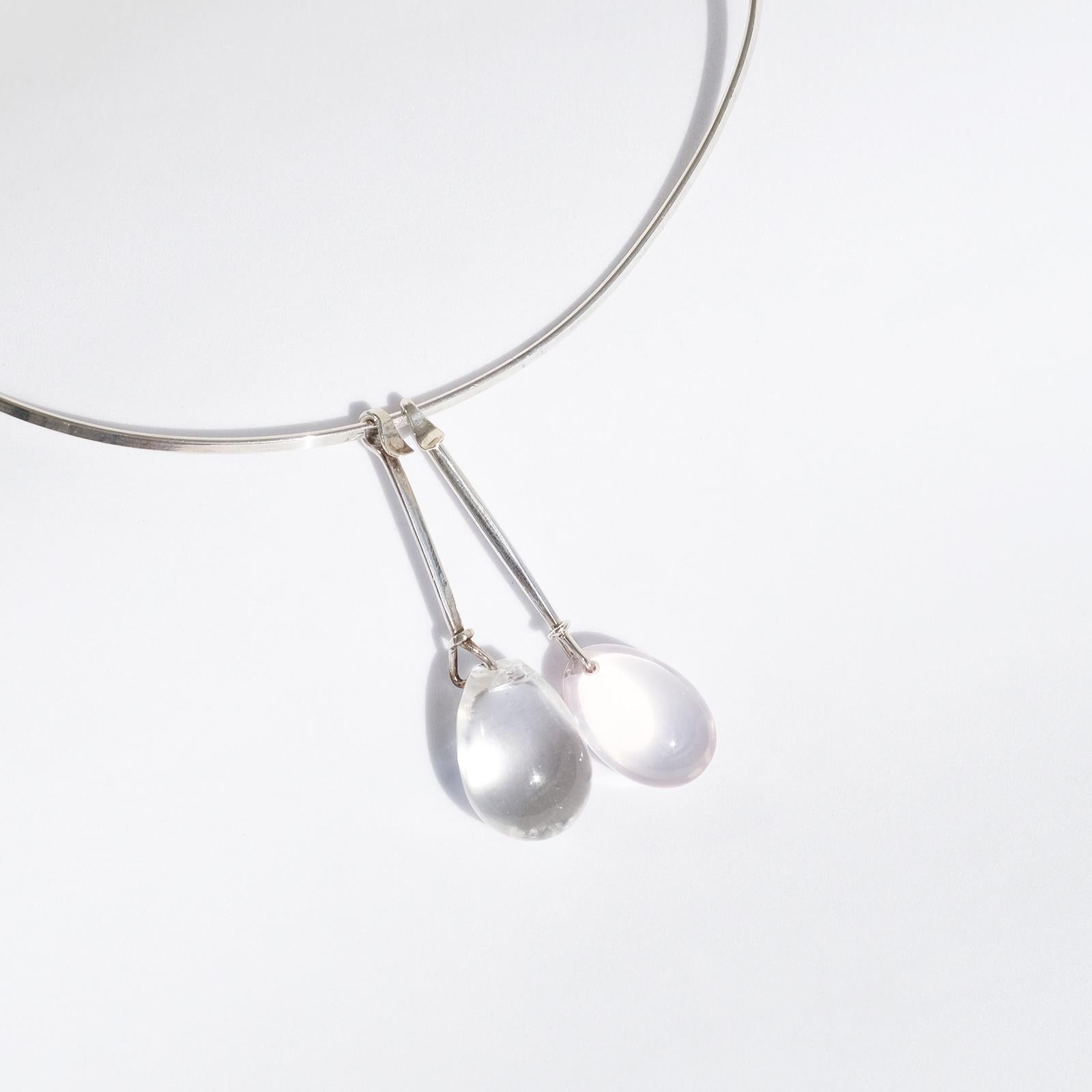 Silver Necklace by Vivianna Torun Bulow-Hube, Made in 1964 2