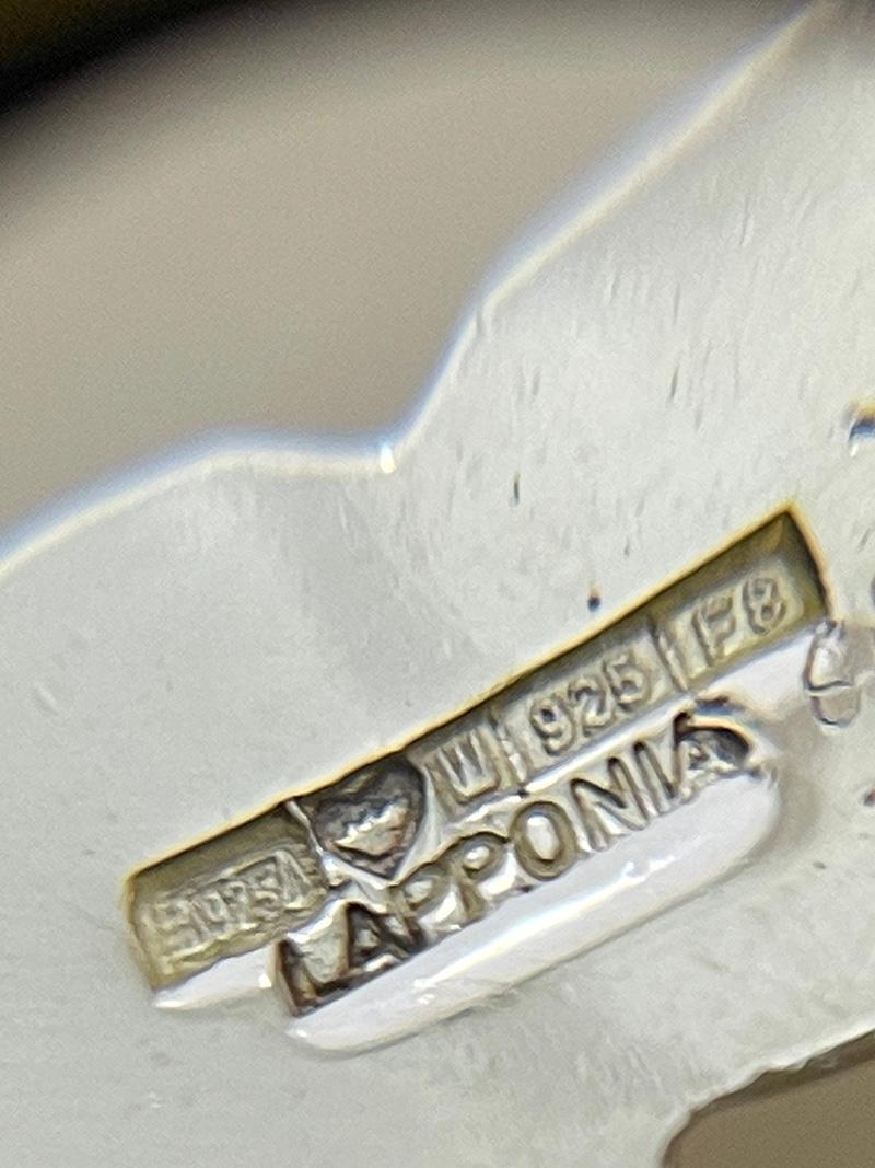 Finnish Silver Necklace designed by Björn Weckström for Lapponia, 1960s For Sale