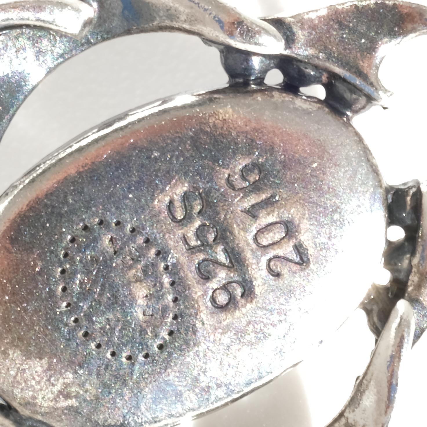 Silver Necklace / Pendant by Georg Jensen For Sale 3