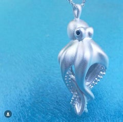 Silver Octopus necklace