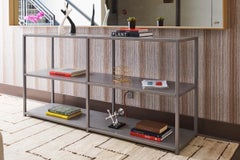 Silver Office Open Shelving Unit