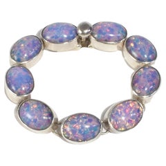 Silver Opal Bracelet