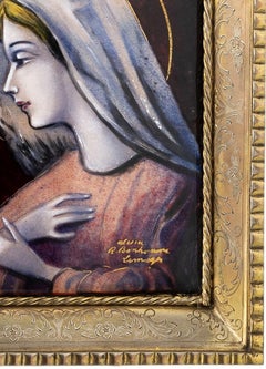 Silver - Our Lady with silver frame