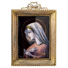 Silver - Our Lady with silver frame