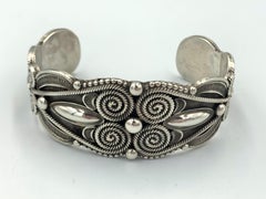 Silver Overlay Bracelet by Rick Martinez J3059