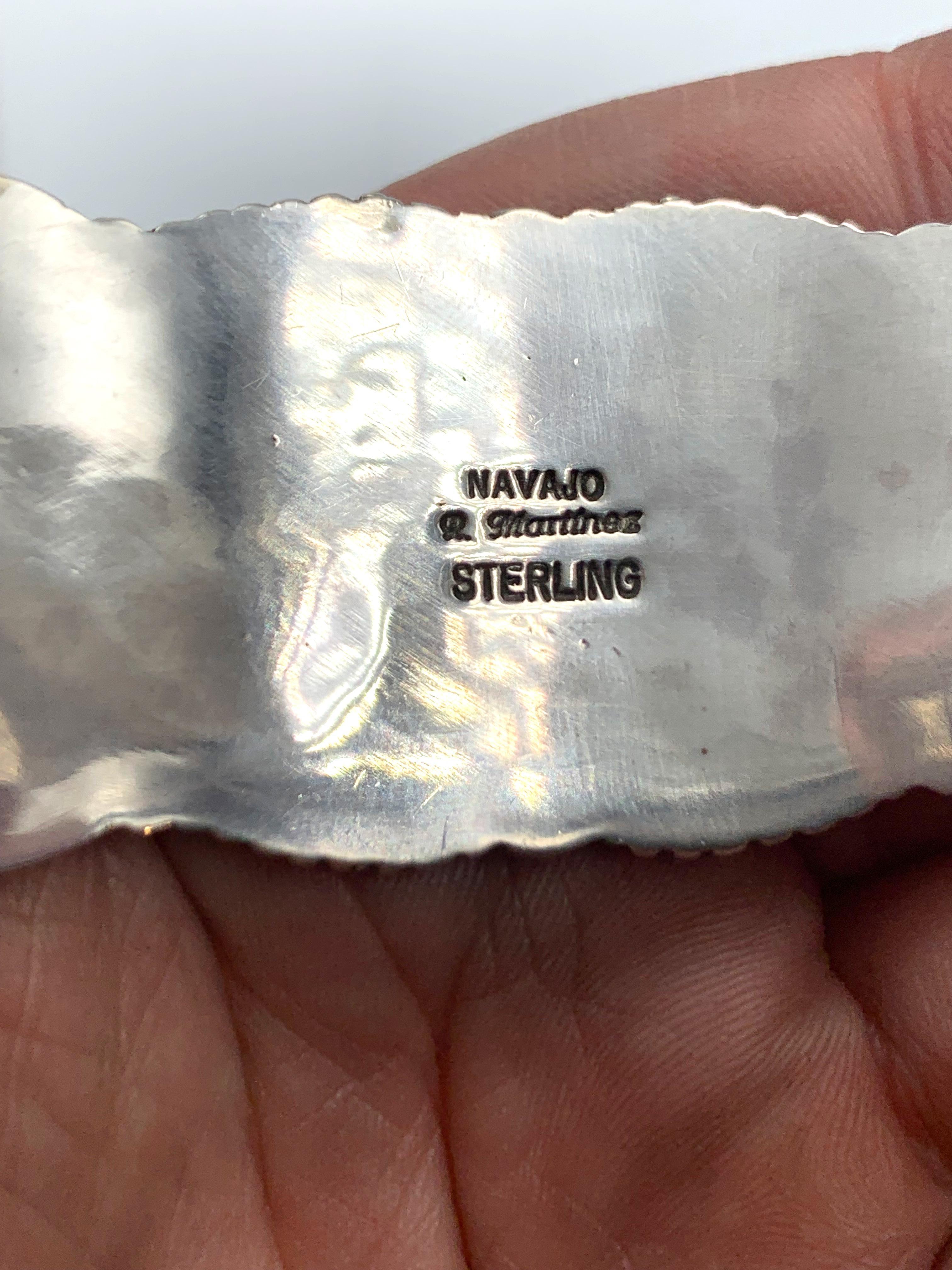 Pulsera superpuesta de plata de Rick Martinez J3059 en venta 1