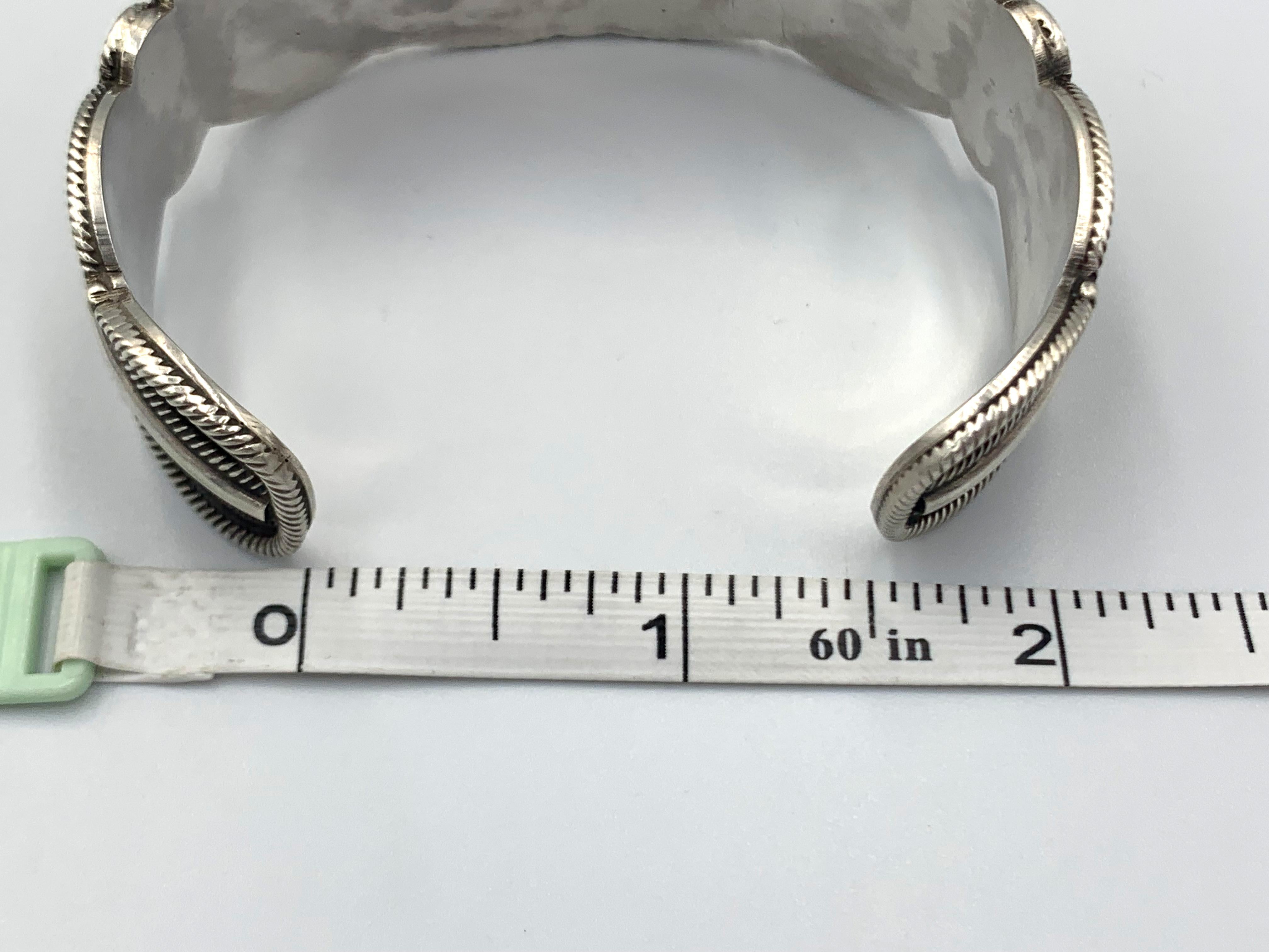 Pulsera superpuesta de plata de Rick Martinez J3059 en venta 3