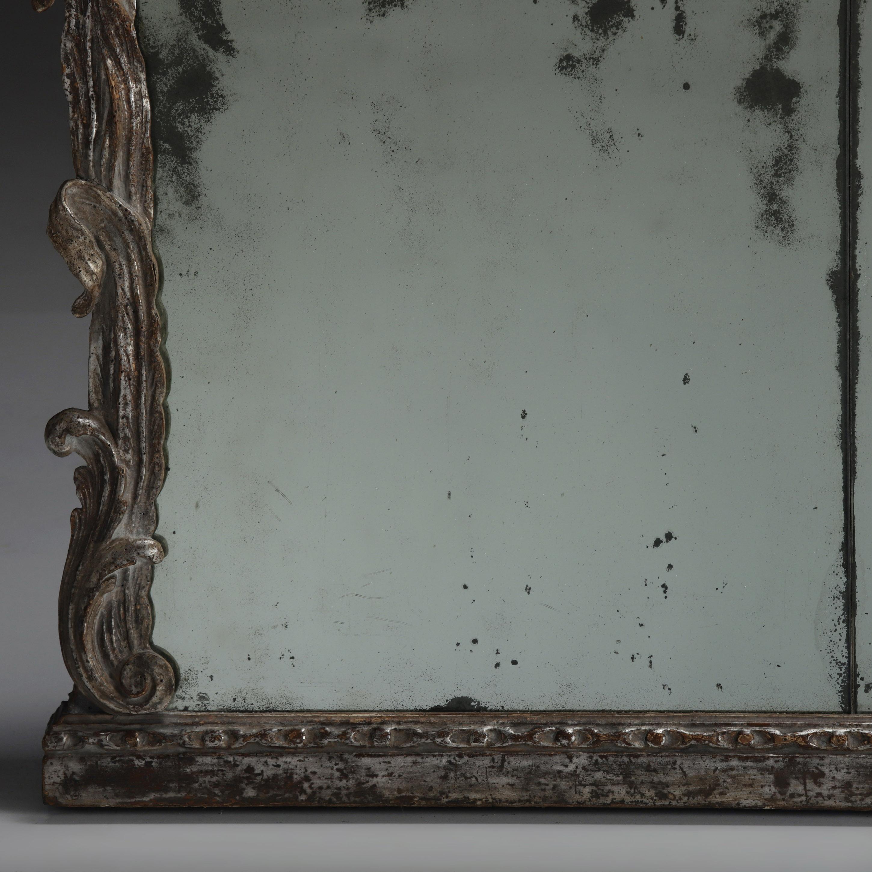Late 18th Century Silver Overmantel, XVIII Century For Sale