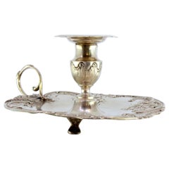 Silver paddle with floral motifs revealed in the Art Nouveau style