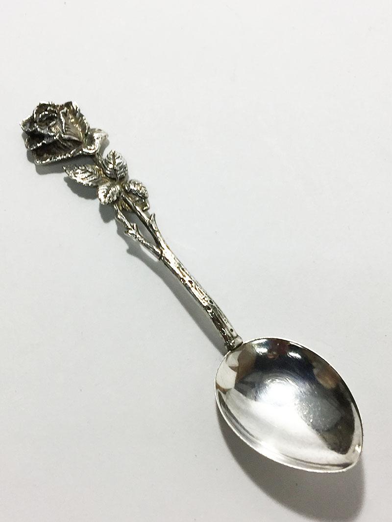 Silver Pastry Forks, Teaspoons and a Sugar Scoop by Christoph Widmann, Germany For Sale 1