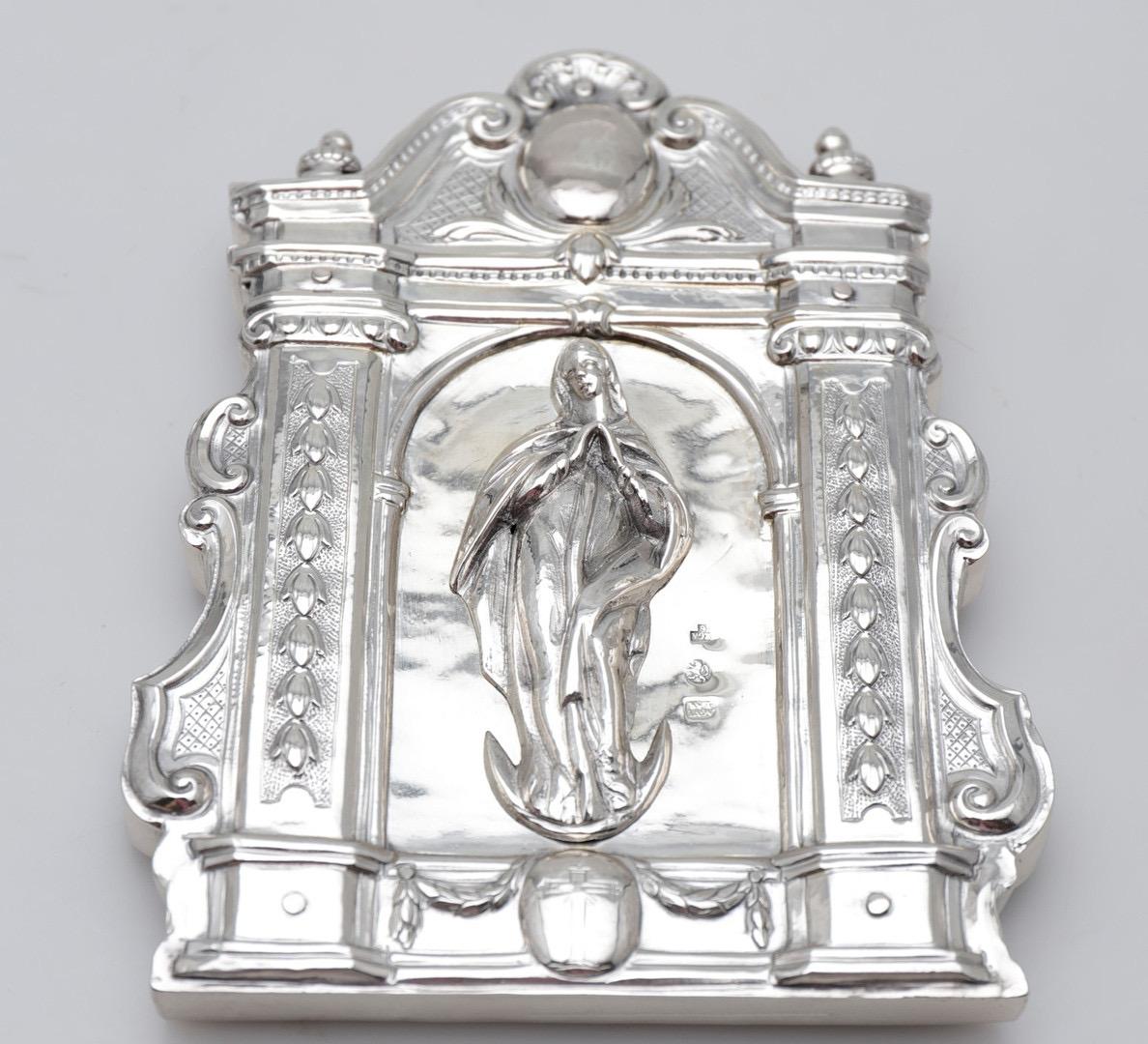 Neoclassical Silver Pax, Manuel Aguilar and Diego De La Vega, Córdoba, Spain, 1816