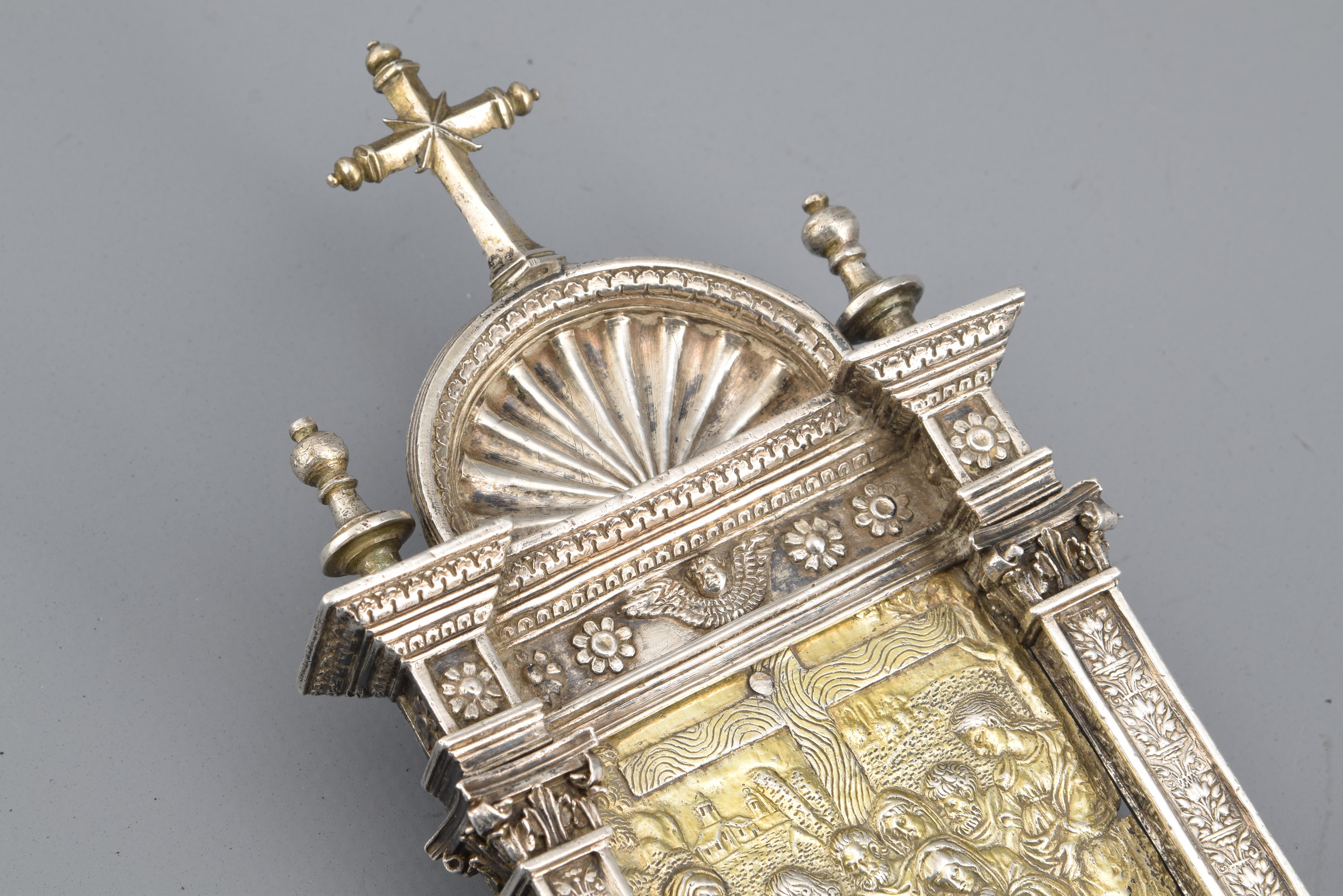 Silber Pax O Portapaz, Spanien, 16. Jahrhundert im Angebot 14