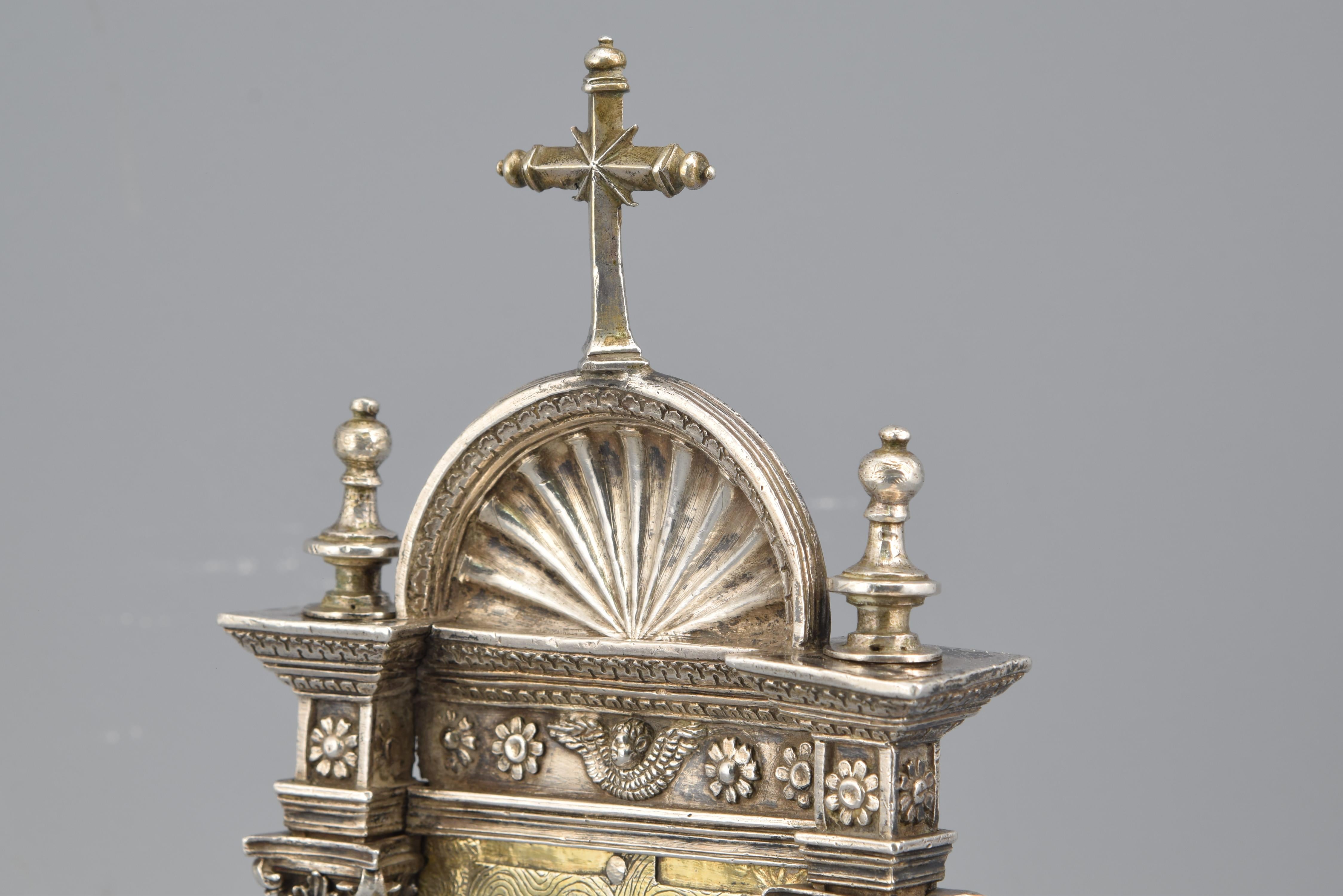 Silber Pax O Portapaz, Spanien, 16. Jahrhundert im Angebot 3