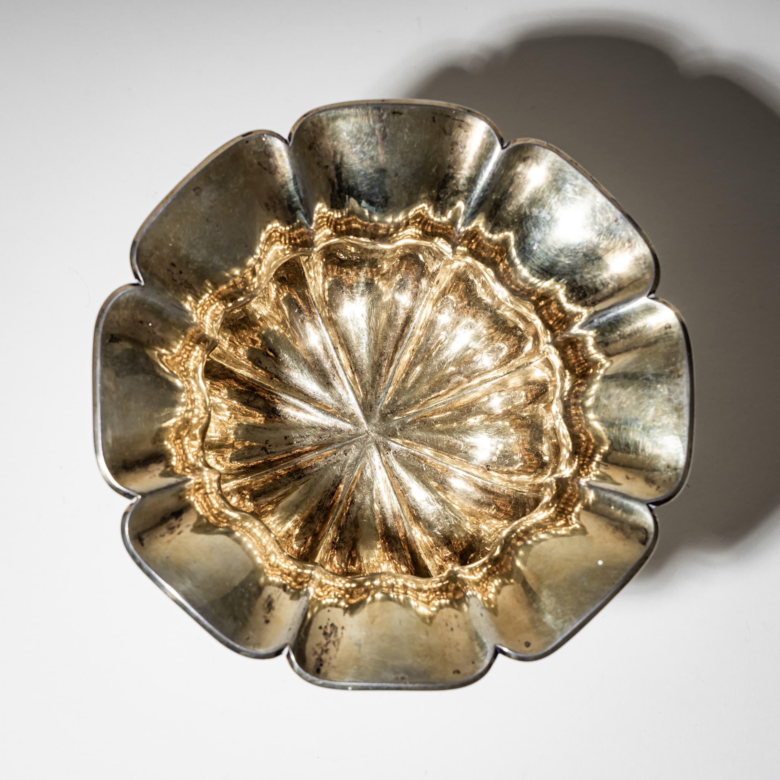 Allemand Bol à piédestal en argent, Munich, 1843 en vente