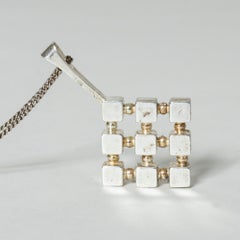 Silver Pendant by Arvo Saarela, Sweden, 1960s