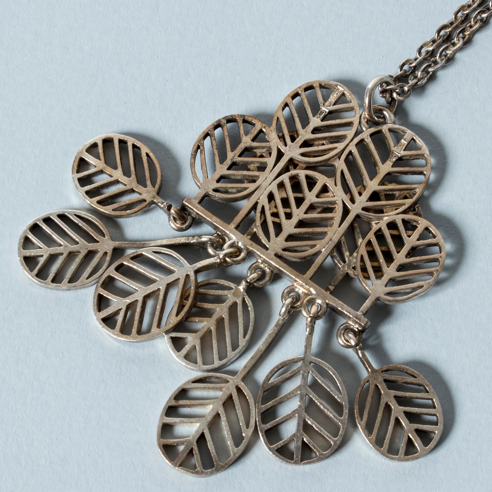 Silver Pendant by Jorma Laine In Good Condition In Stockholm, SE