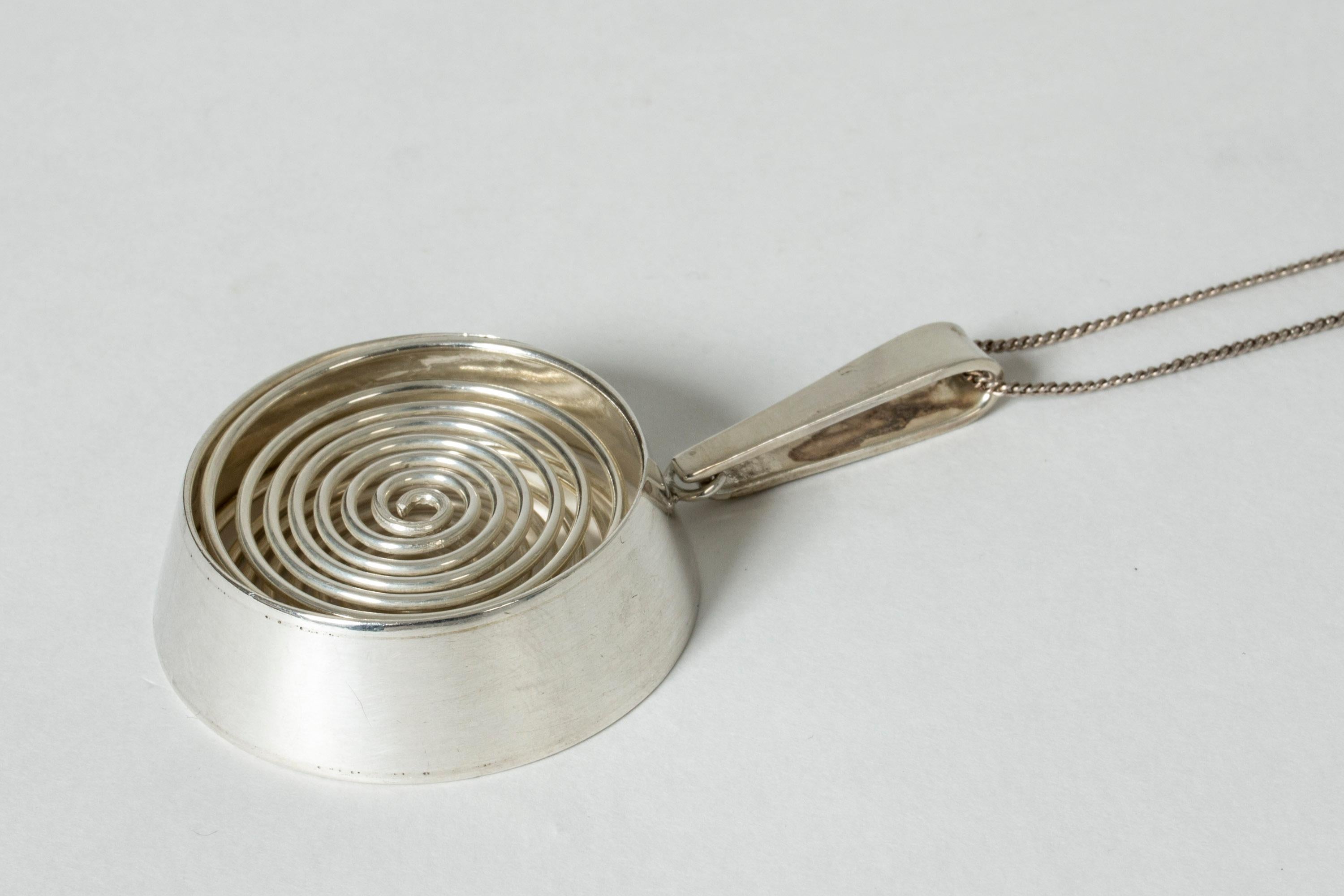 Silver Pendant from Kaplans, 1967 2