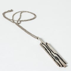 Silver Pendant from Niels Erik From, Denmark, 1960