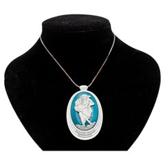Silver pendant with patron saint Johanna Sebus