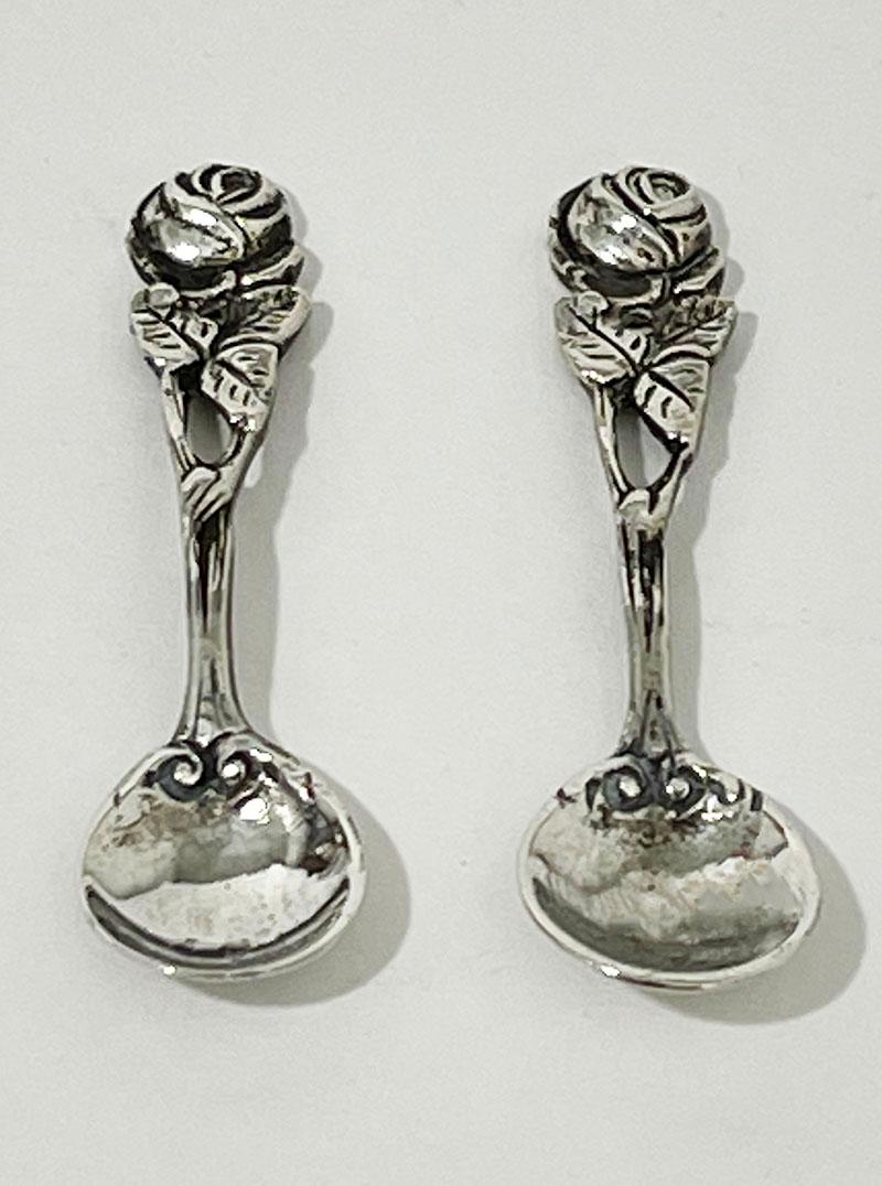 Silver Pepper and Salt Cellars in the Shape of a Peacock 3