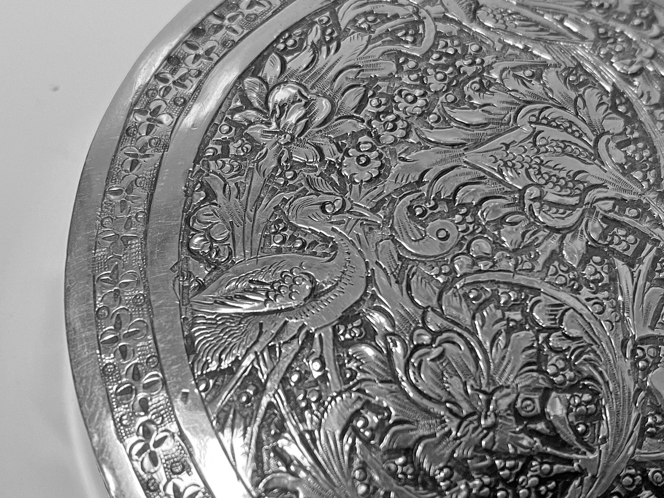 Asian Silver Persian Isfahan Esfahan Box, Bagher Parvaresh, Isfahan