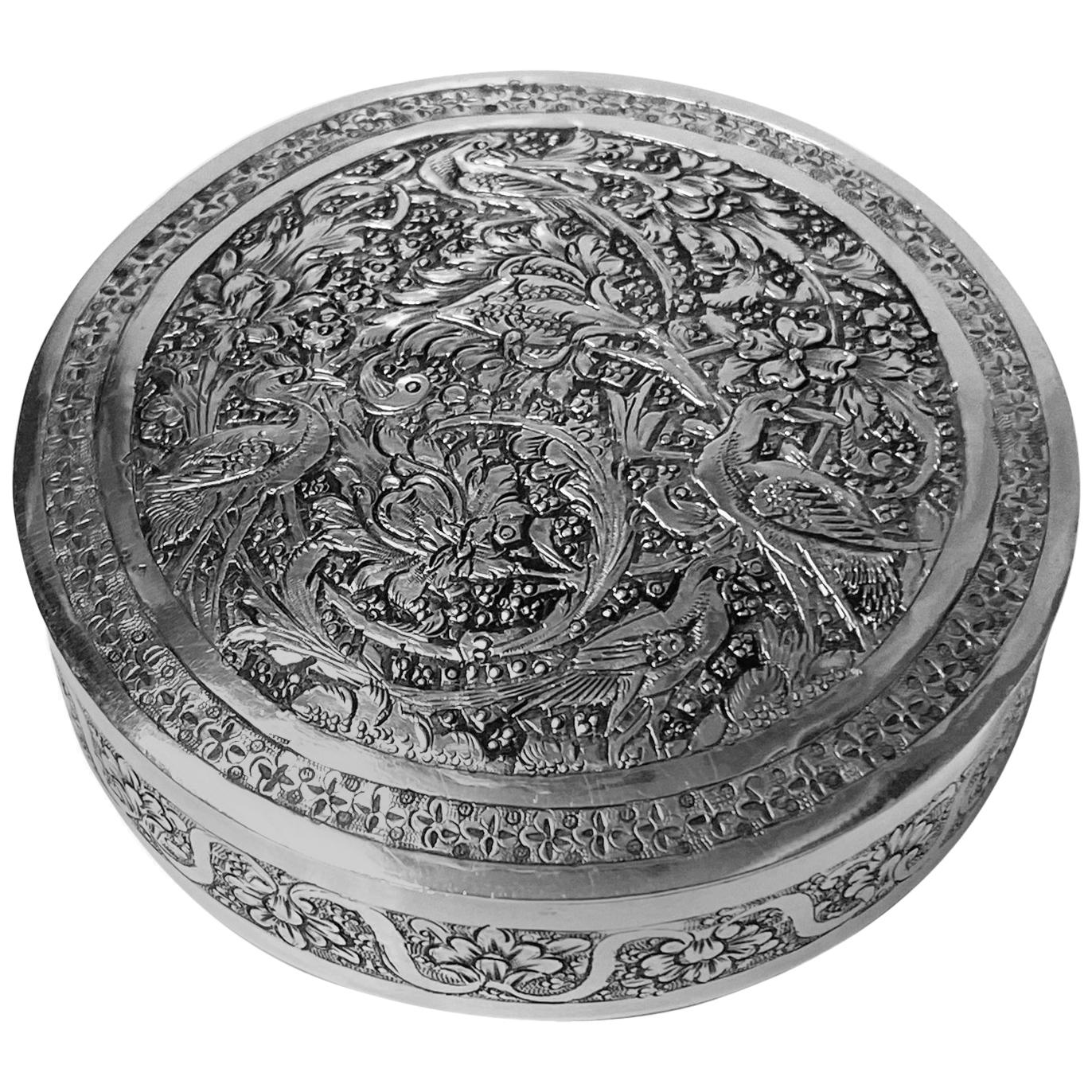 Silver Persian Isfahan Esfahan Box, Bagher Parvaresh, Isfahan