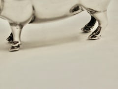 Silver Pig Pin Cushion Dated 1906 Birmingham by Adie and Lovekin Ltd