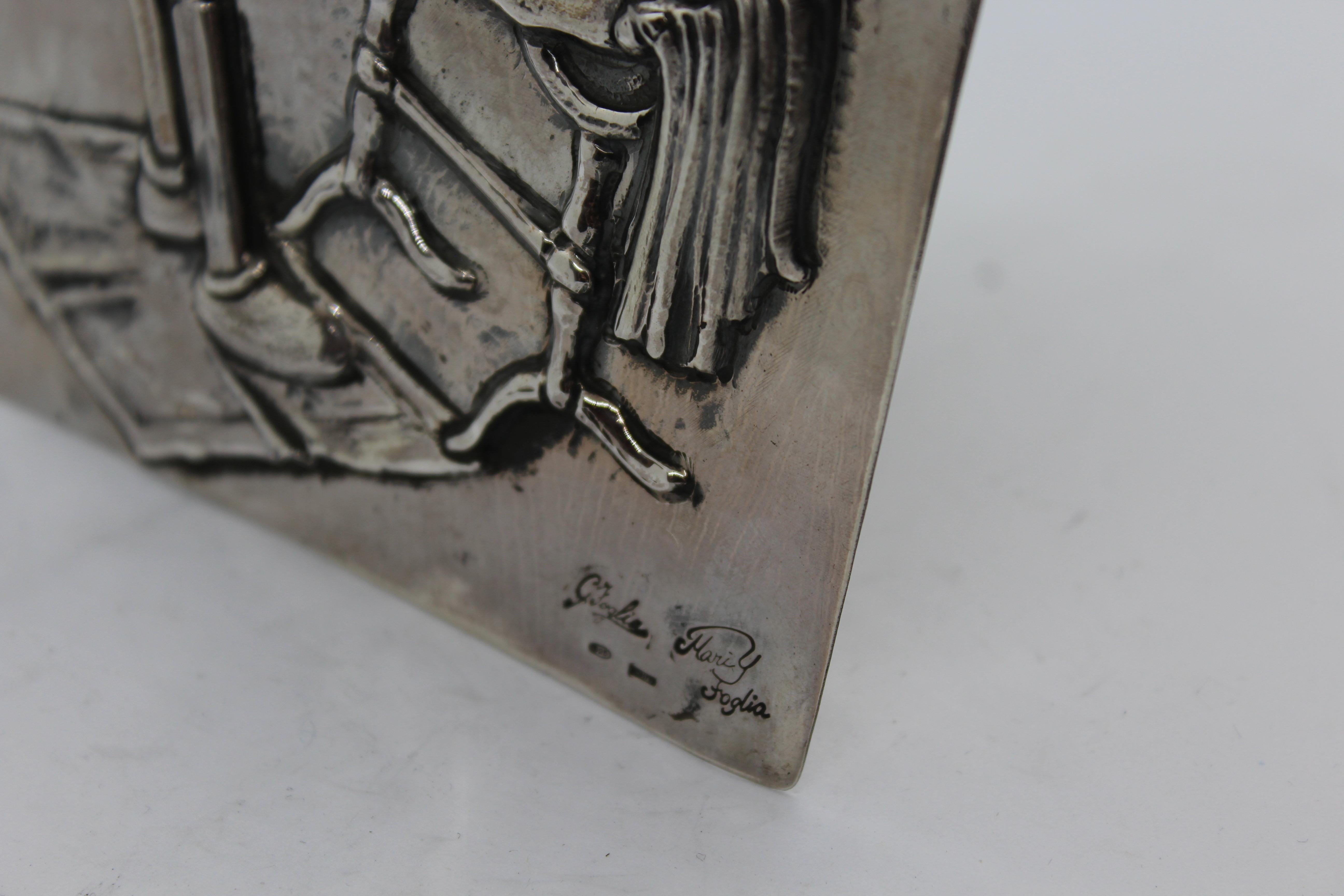 Pannello Pinocchio d'argento in vendita 1