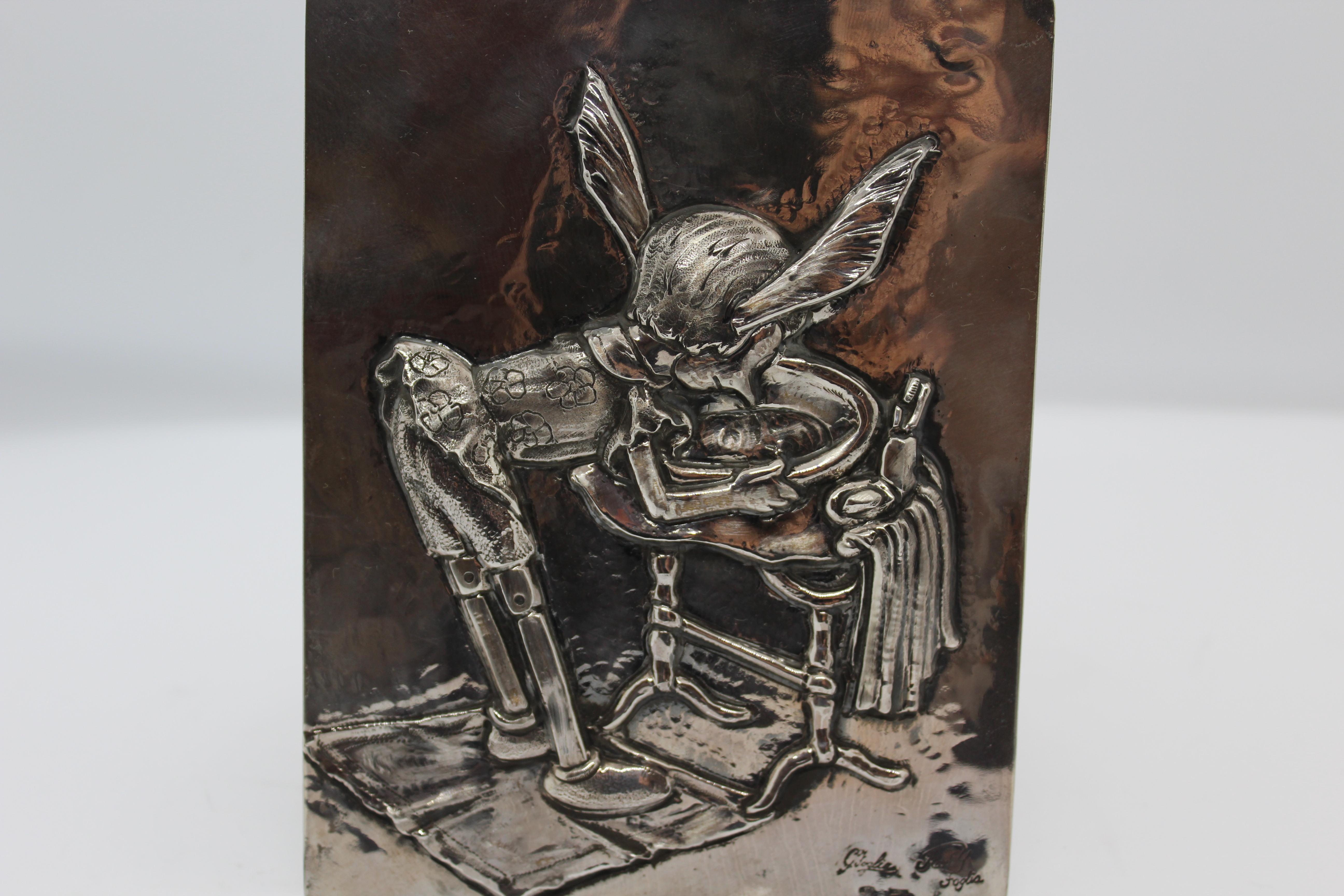 Silver Pinocchio Panel For Sale 1