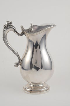 Silver Pitcher or Jar, Madrid, Spain, 1790, with Hallmarks