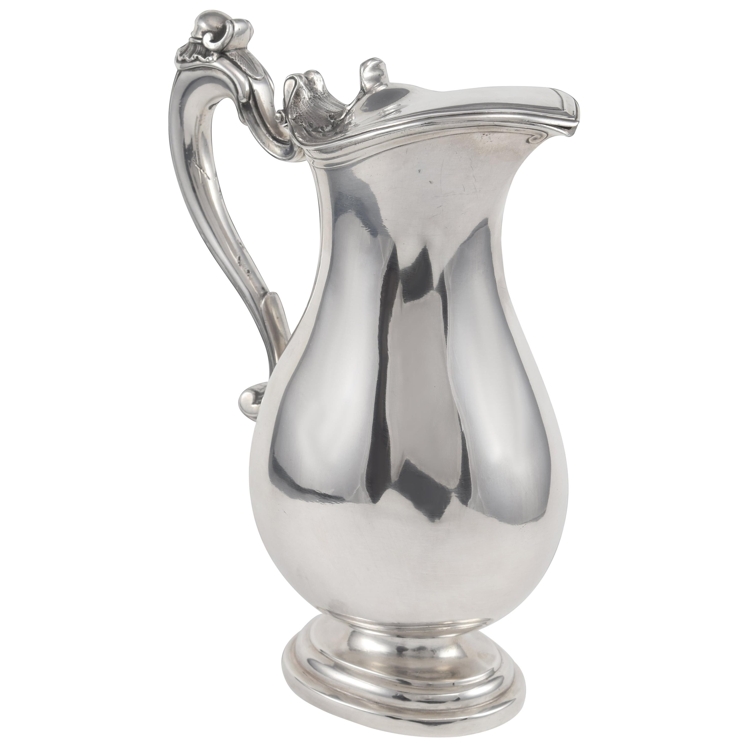 Silver Pitcher or Jar, Madrid, Spain, 1790, with Hallmarks