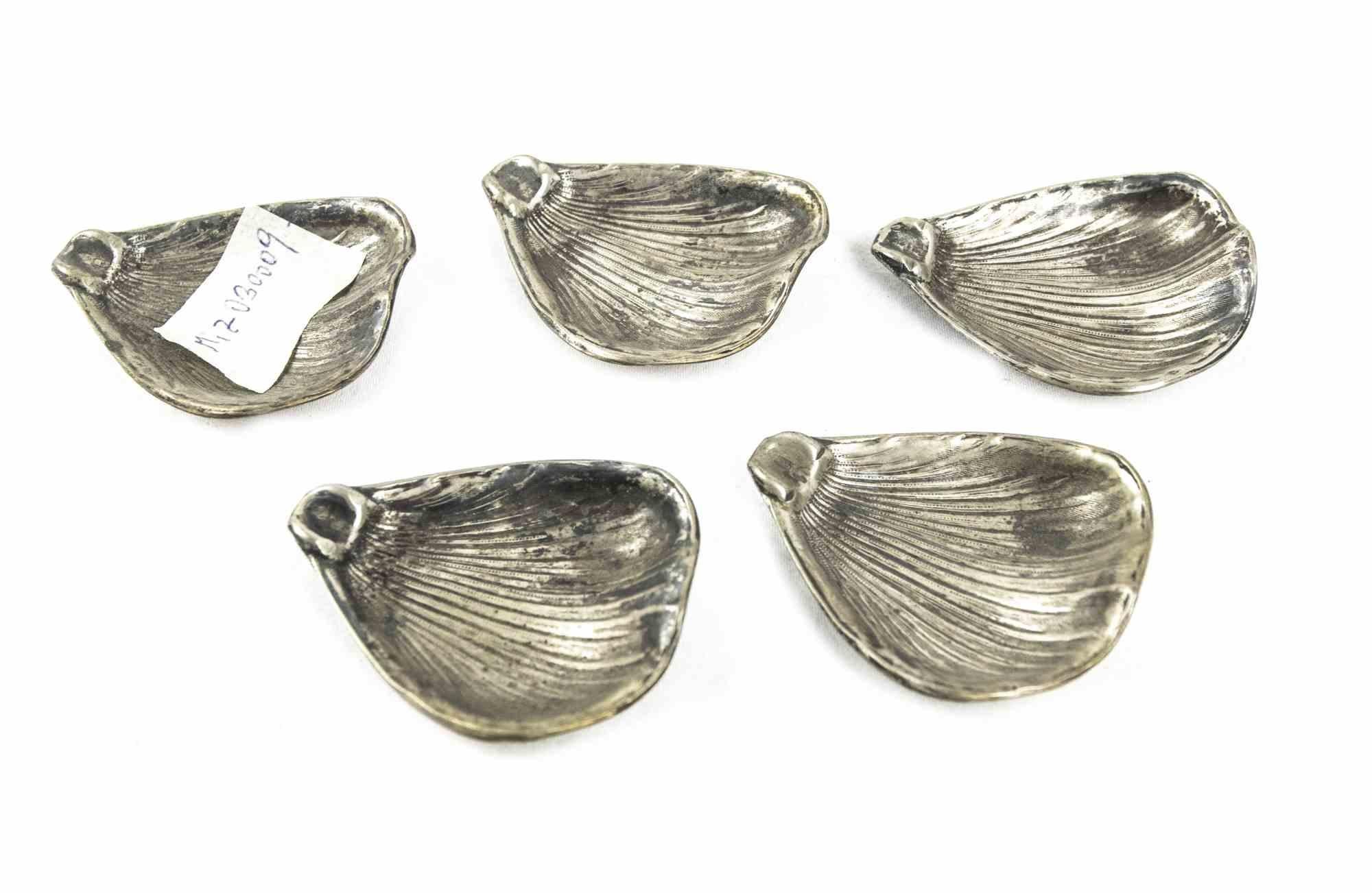 Italian Silver Placeholders, Italy, Half of the 20th Century For Sale