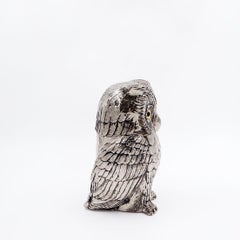 Silver plastic 'owl' ice bucket by Hans Turnwald for Freddotherm, 1975