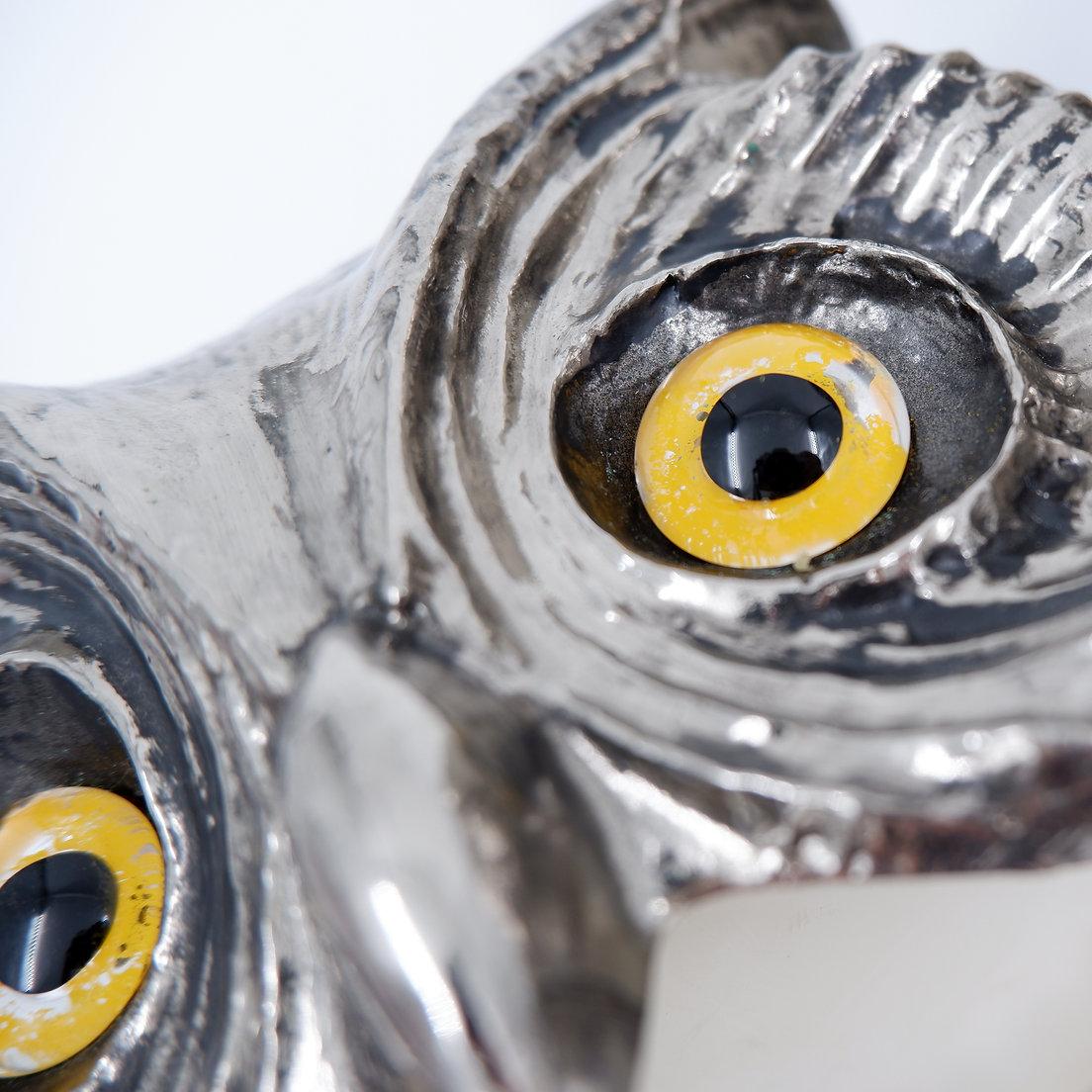 Silver plastic 'owl' ice bucket by Hans Turnwald for Freddotherm, 1975 For Sale 1
