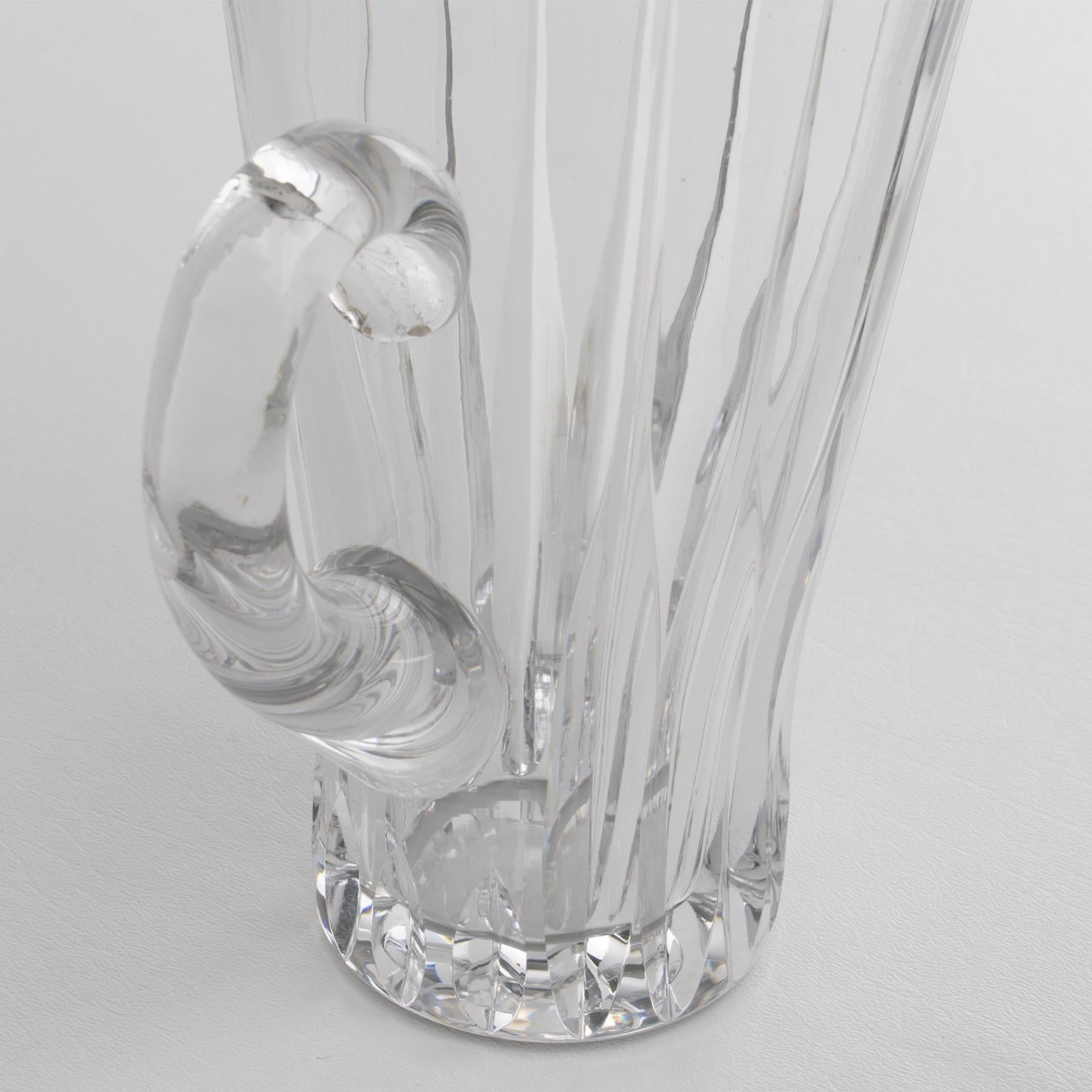 Versilberter und Kristall-Barzubehör-Cocktail- Martini-Krug mit Steiglöffel im Angebot 4