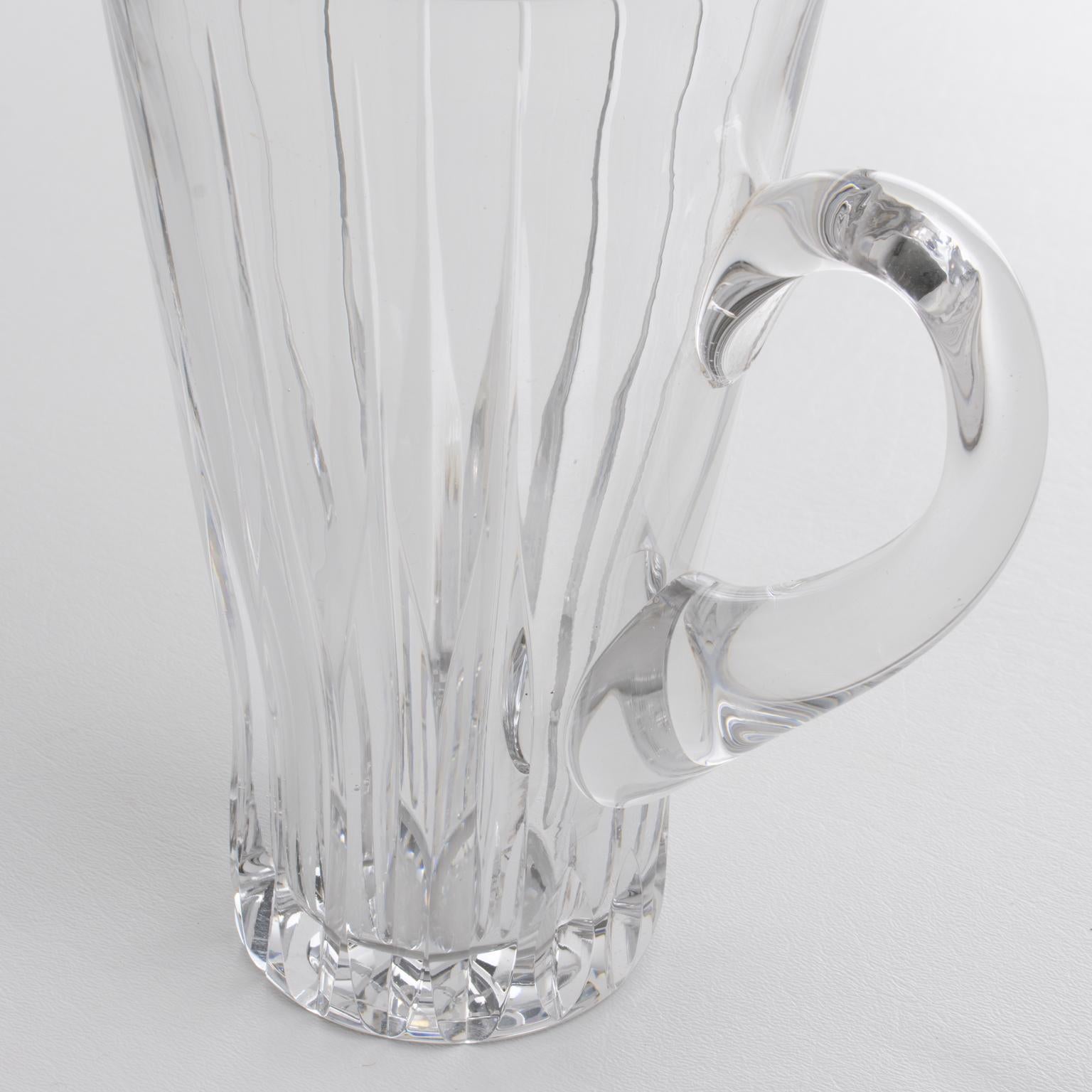 Versilberter und Kristall-Barzubehör-Cocktail- Martini-Krug mit Steiglöffel im Angebot 5