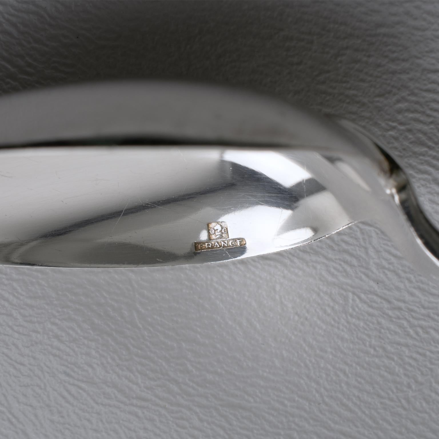 Versilberter und Kristall-Barzubehör-Cocktail- Martini-Krug mit Steiglöffel im Angebot 10