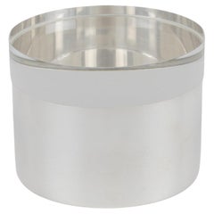 Silver Plate and Lucite Round Box by Debladis, Paris