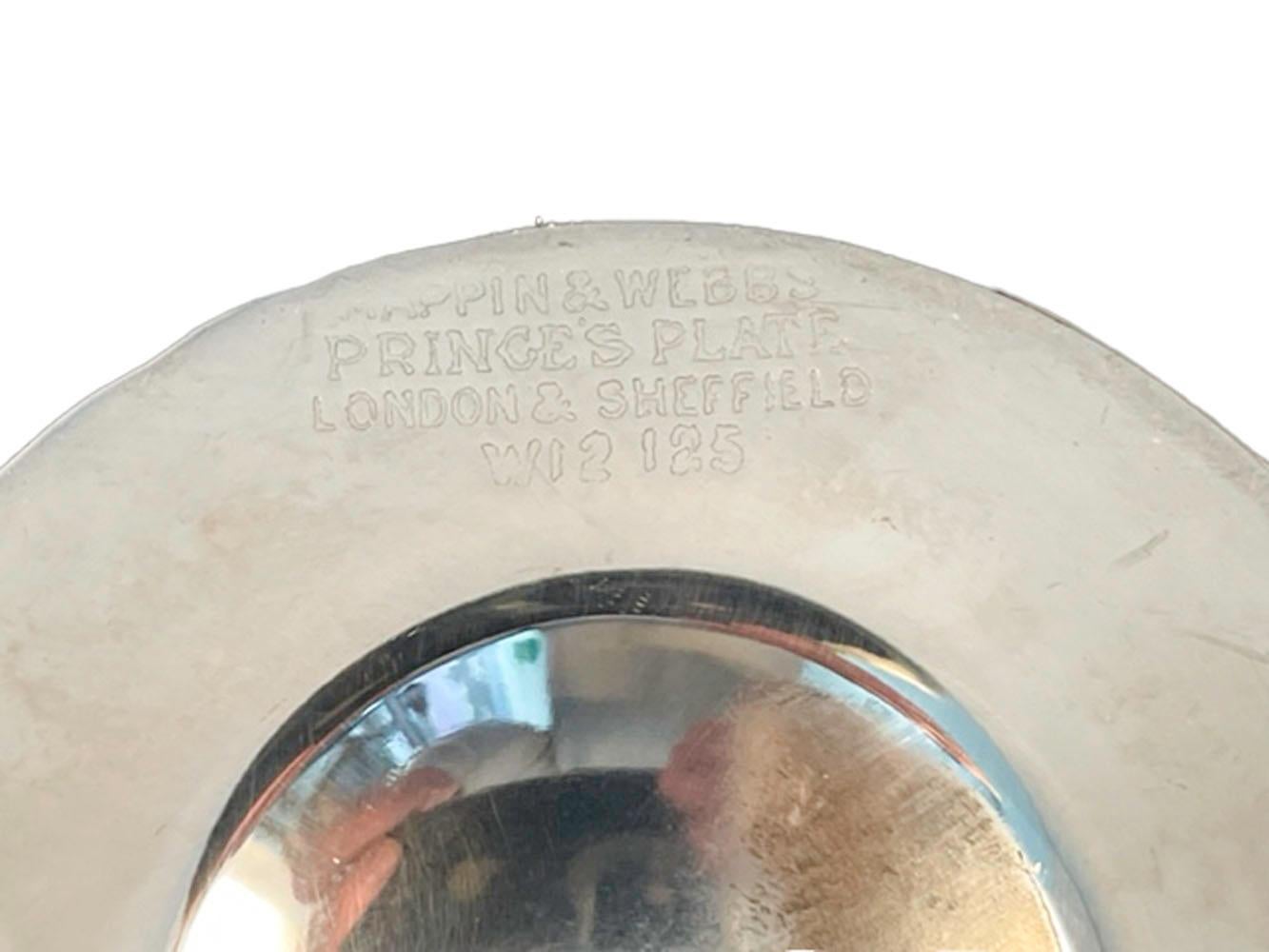 Silver Plate Art Deco Cobbler-Type Cocktail Shaker by Mappin & Webb 1