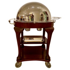 Silver Plate Beef Trolley Meat Carver Drakes