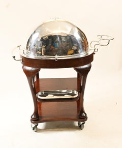 Silver Plate Beef Trolley Meat Carver Drakes Number 1