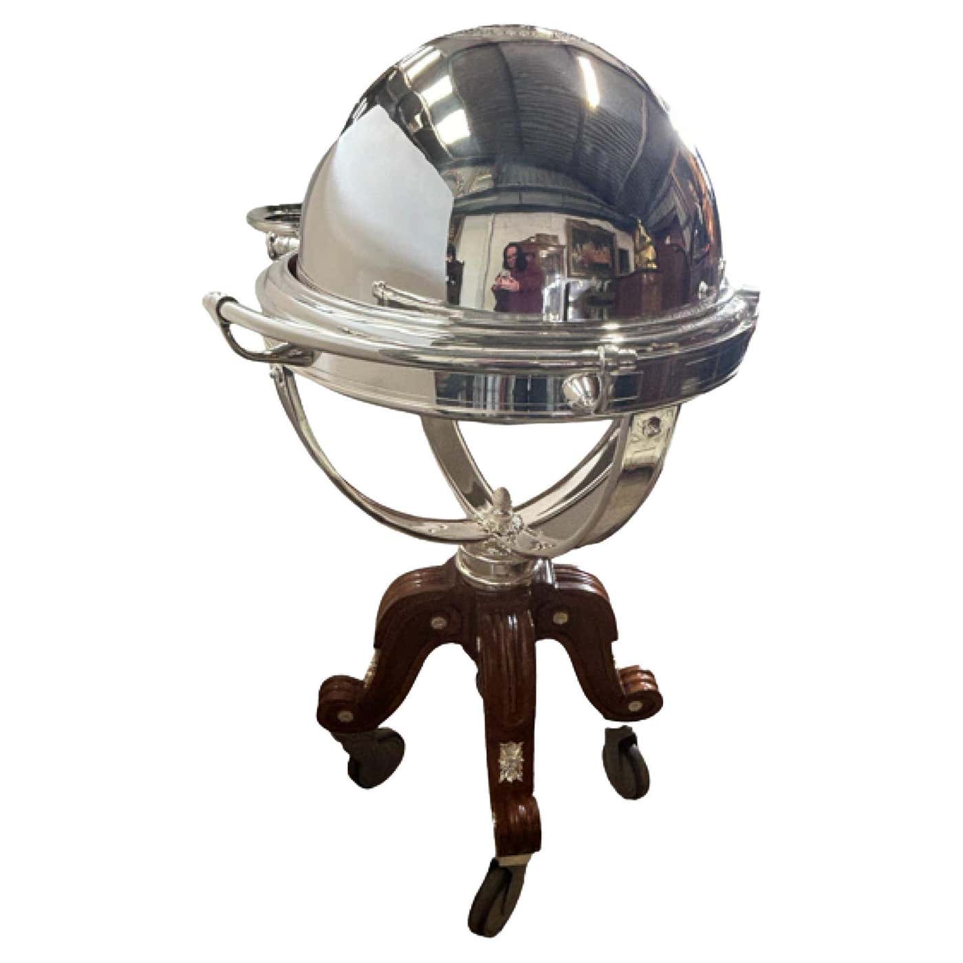 Silver Plate Beef Trolley Victorian Carvery For Sale at 1stDibs