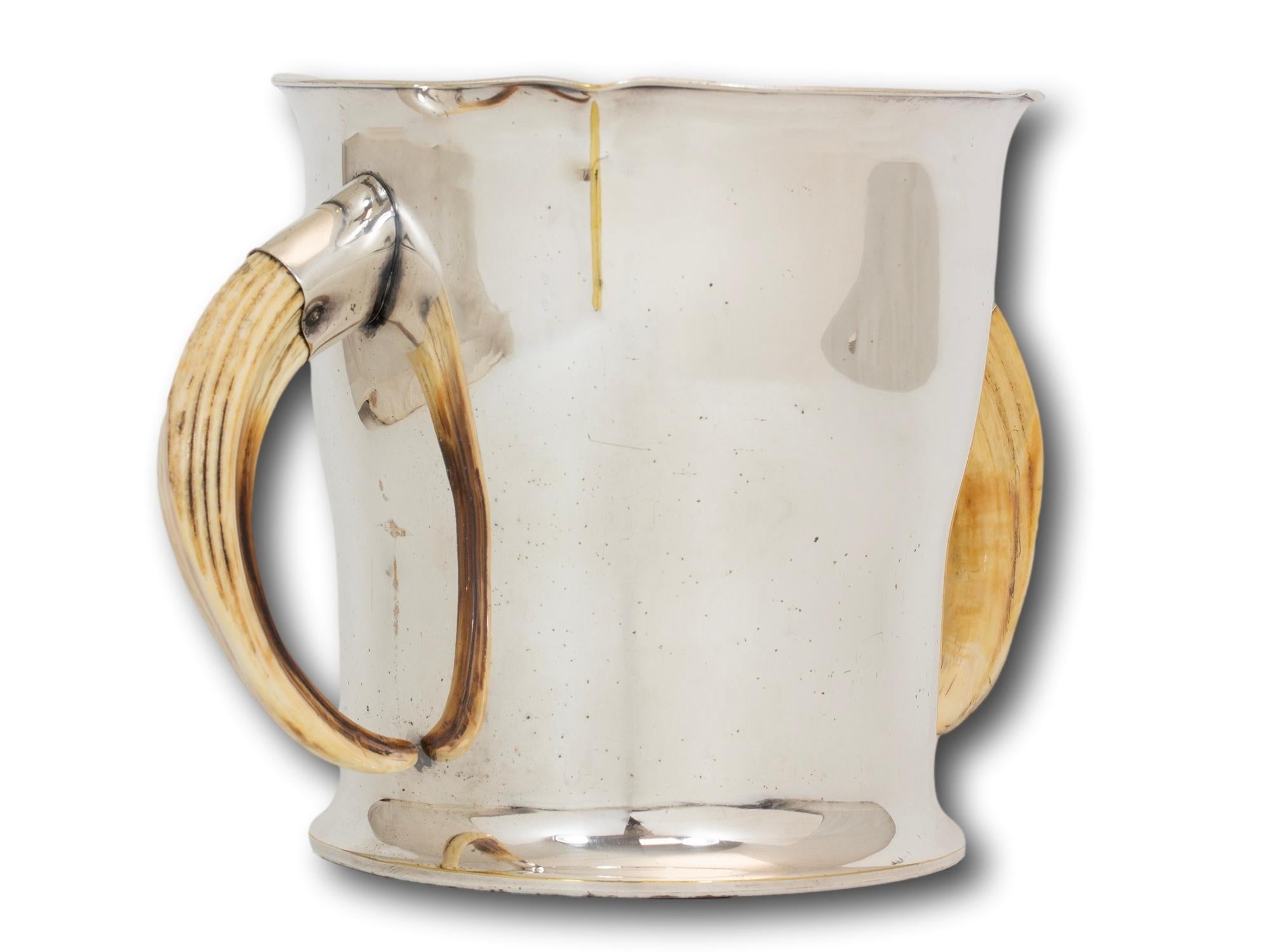 Plated Silver Plate Boar Tusk Champagne Bucket