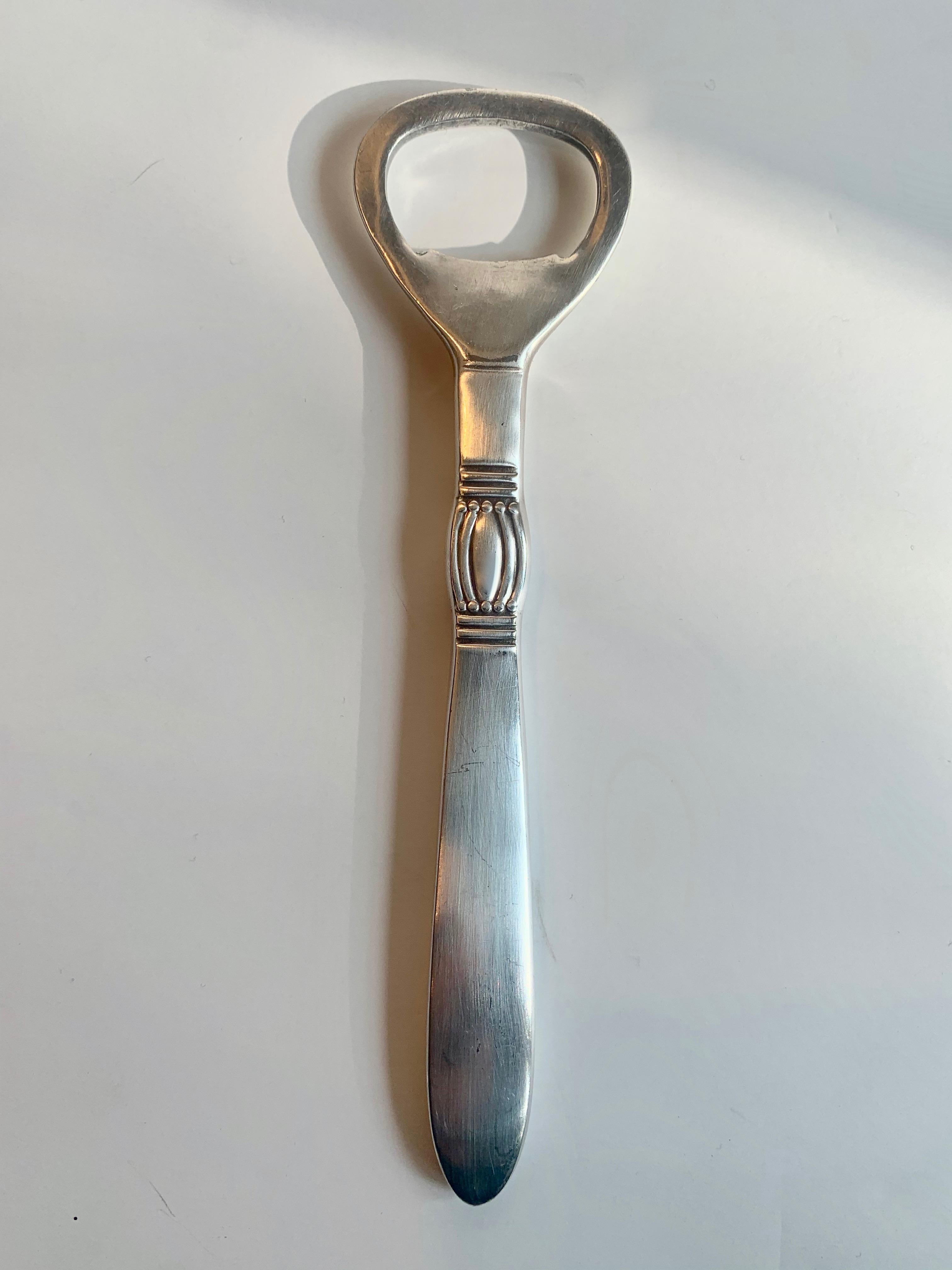 Silver Plate Bottle Opener In Good Condition For Sale In Los Angeles, CA