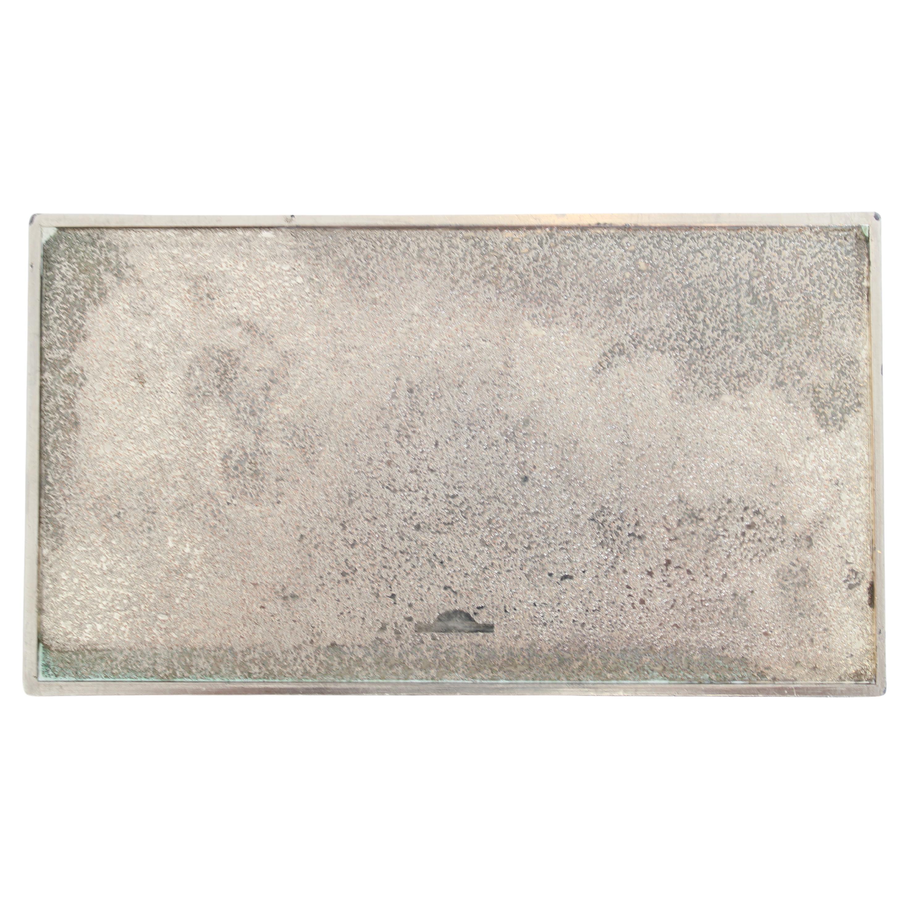 Scatola in argento con motivo di bambù finto attribuita a Maria Pergay in vendita 6