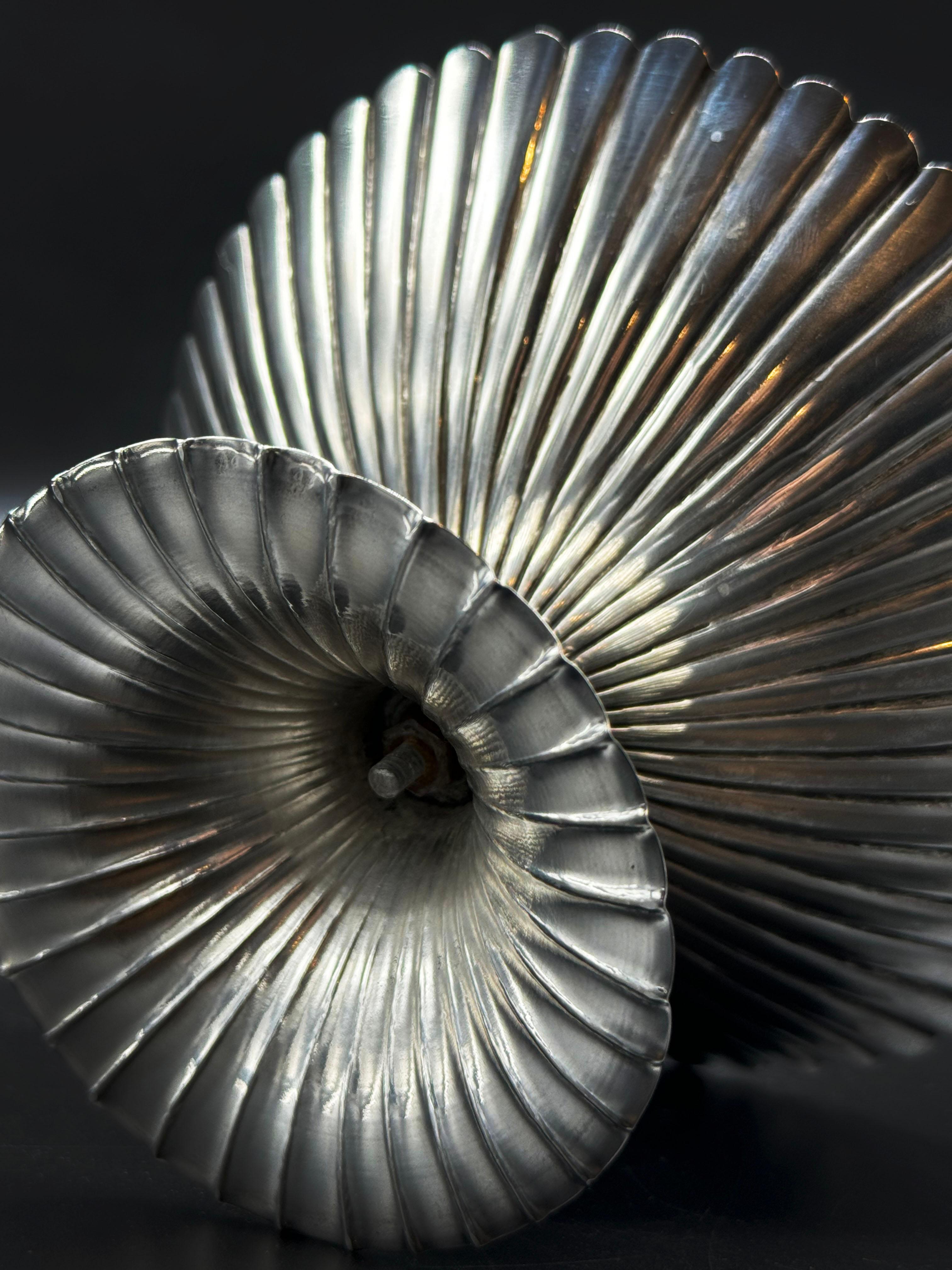 Silvered Silver plate by Josef Hoffmann for the Wiener Werkstatte For Sale