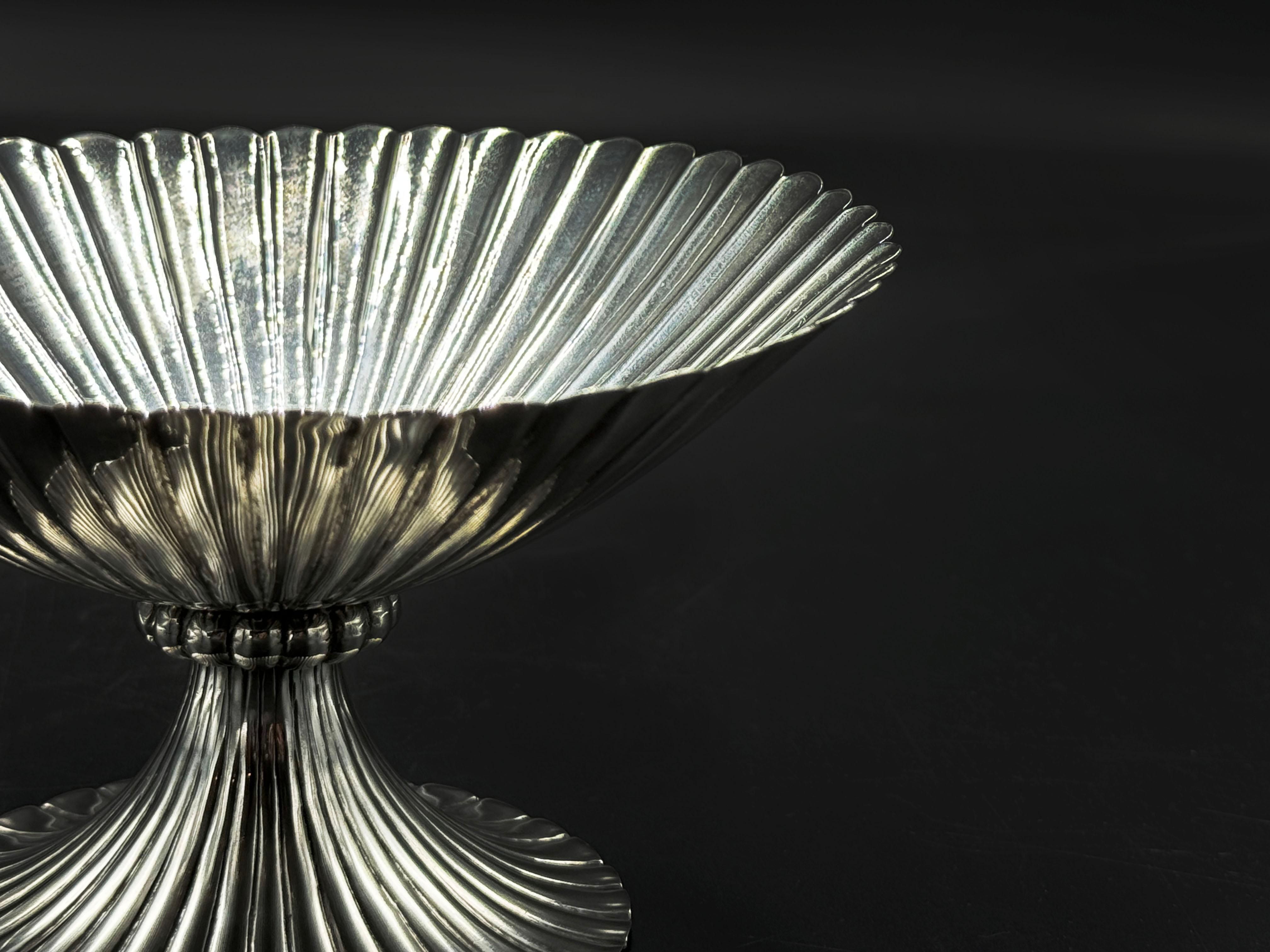 Silver plate by Josef Hoffmann for the Wiener Werkstatte In Good Condition For Sale In Autonomous City Buenos Aires, CABA