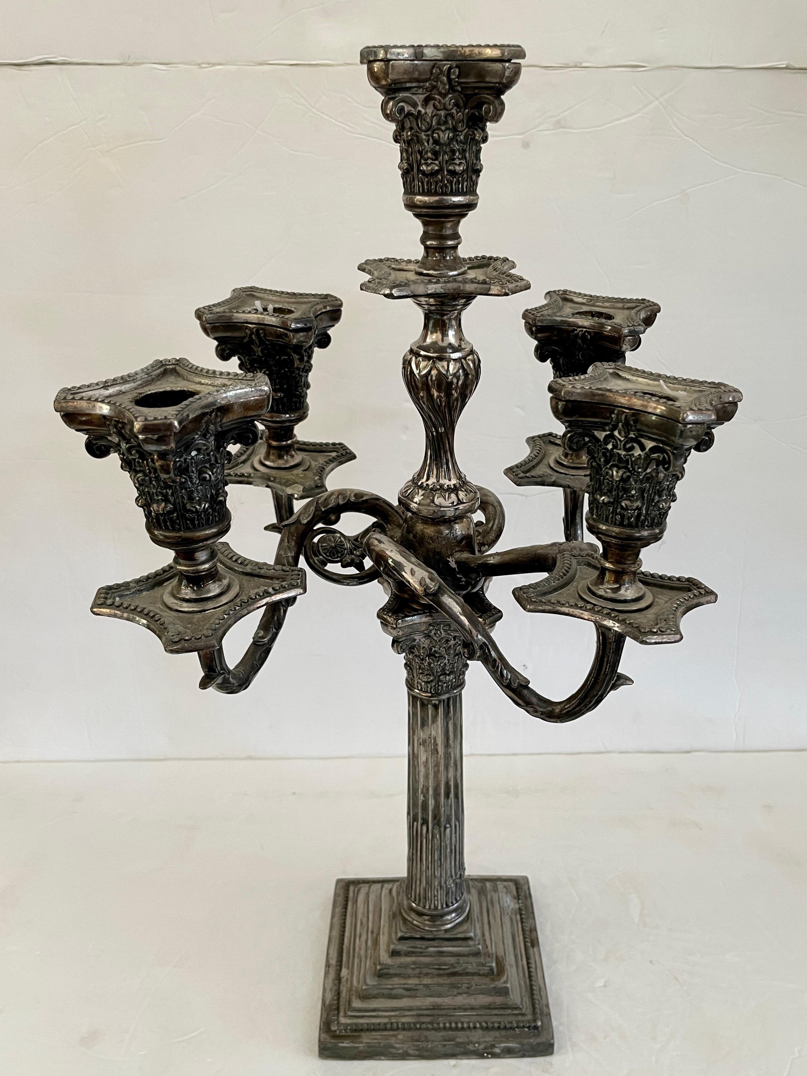 Beautiful metal candelabra. Perfect for parties and entertaining. Add some glam to your home and garden.
