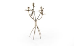 Silver Plate Candleholder by Borek Sipek, Model Antonietta for Driade Italy 1980