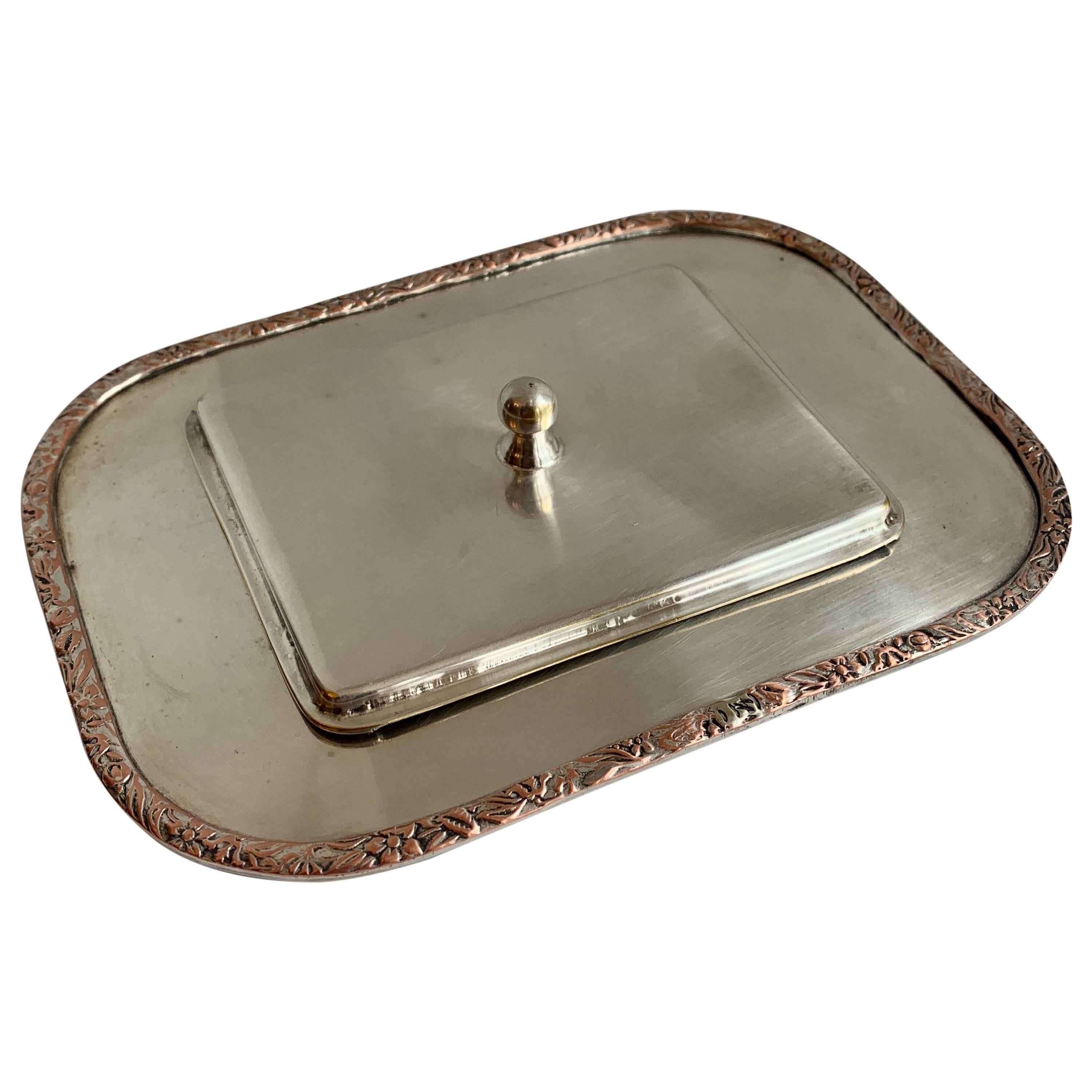 Silver Plate Card Holder